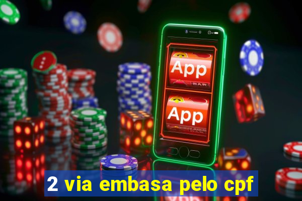 2 via embasa pelo cpf